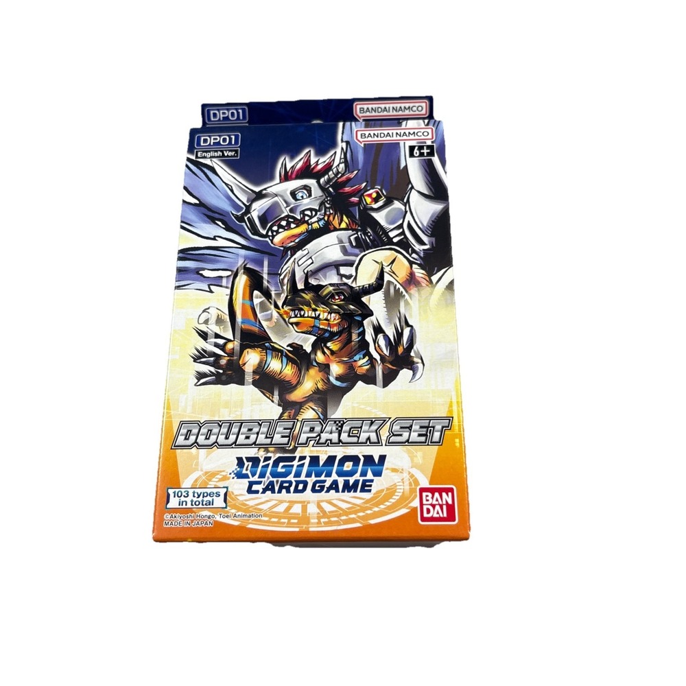 Bandai Digimon Card Game Double Pack Set DP01 English Ver 103 Types BCL2687964